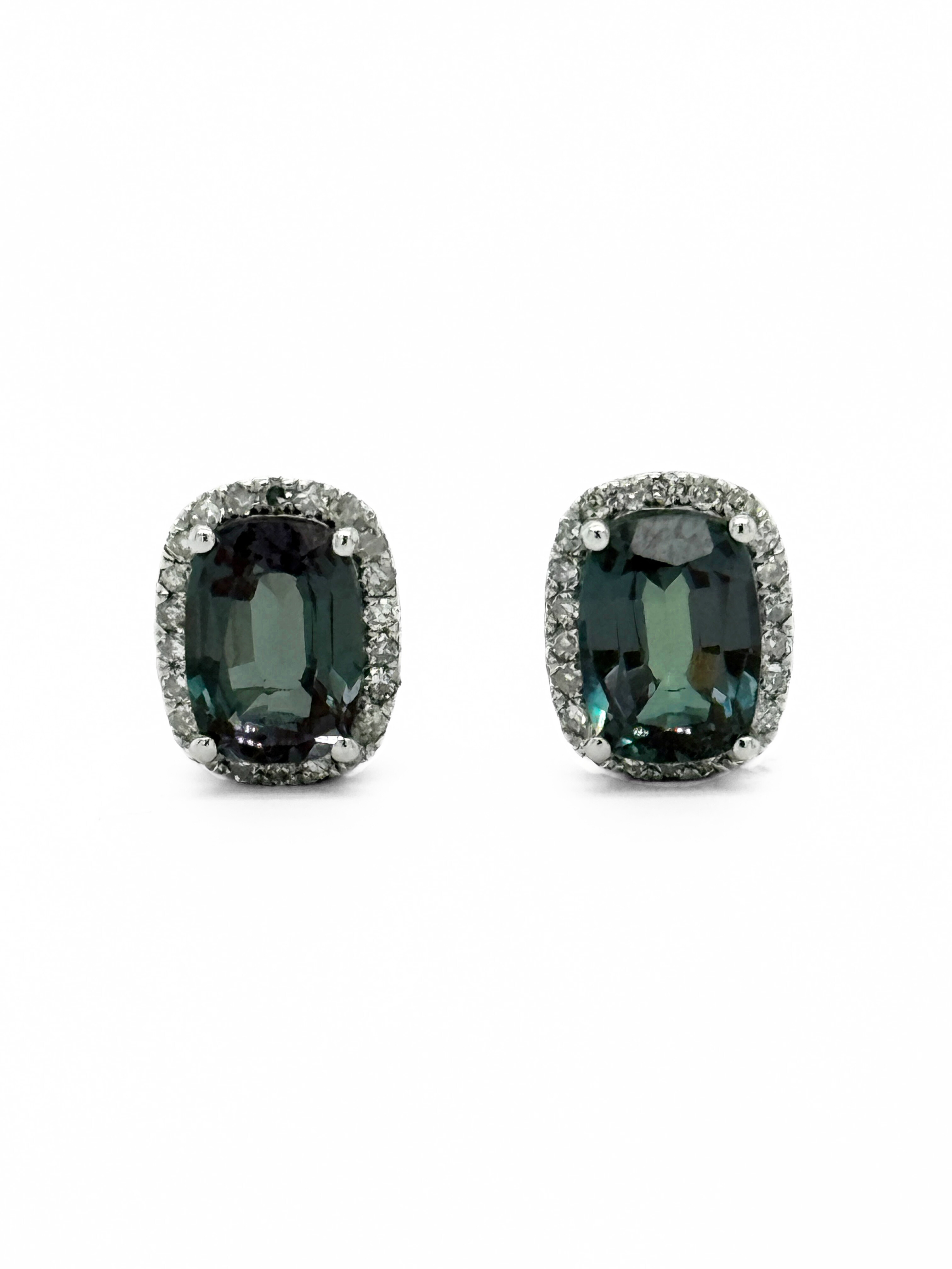 ALEXANDRITE STUD EARRING-193519CC